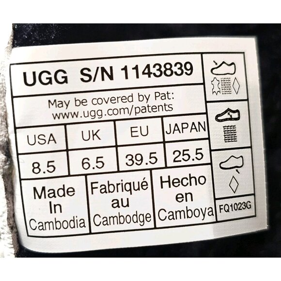 UGG Adirondack Meridian Waterproof White Leather Boots - Women's Size 8.5 - Picture 8 of 14